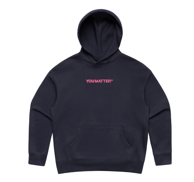 YOU MATTER WOMEN'S HOODIE - SCATTER DESIGN