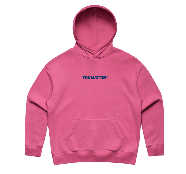 YOU MATTER WOMEN'S HOODIE - SCATTER DESIGN