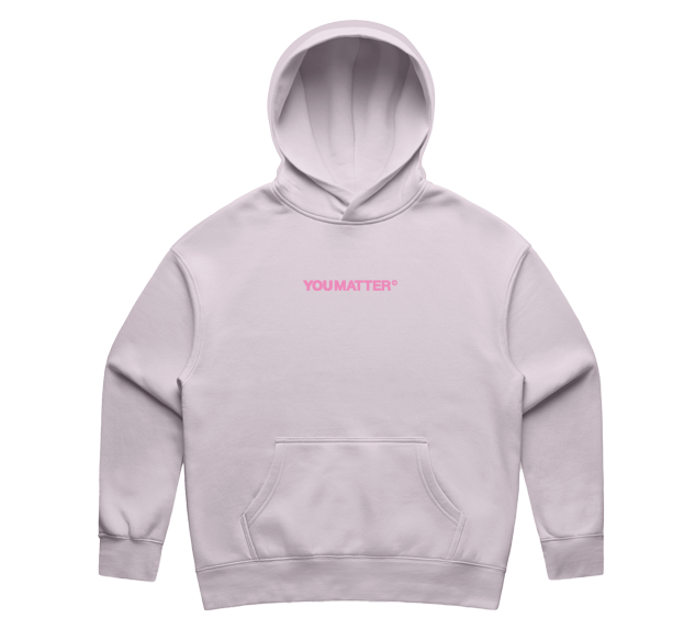 YOU MATTER WOMEN'S HOODIE - SCATTER DESIGN