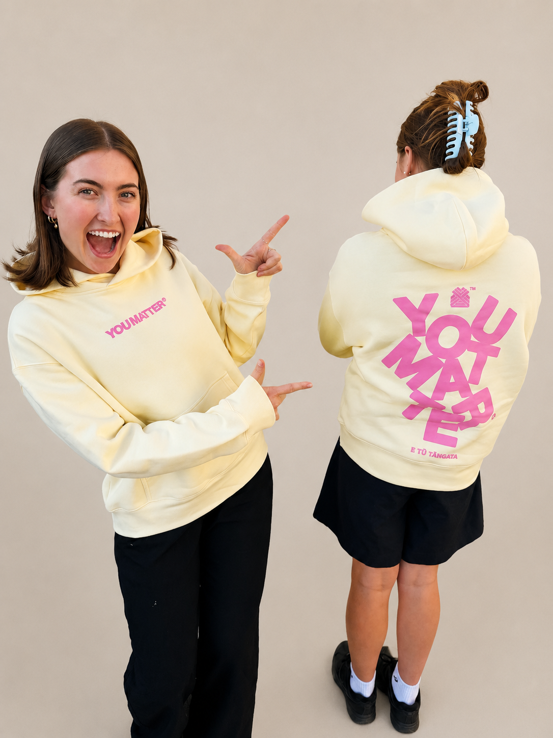 YOU MATTER WOMEN'S RELAXED HOODIE - SCATTER DESIGN