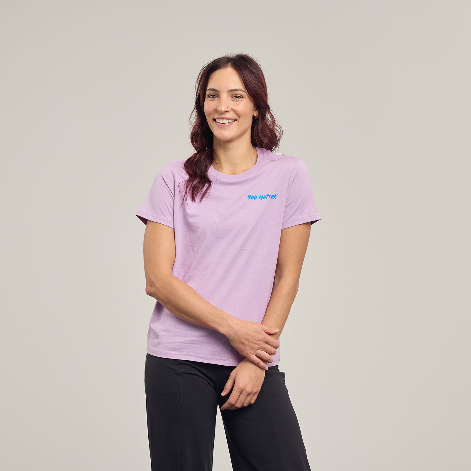 YOU MATTER WOMEN'S TEE - GRID DESIGN