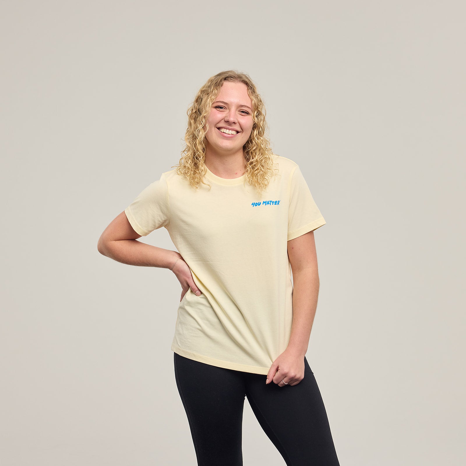 YOU MATTER WOMEN'S TEE - GRID DESIGN