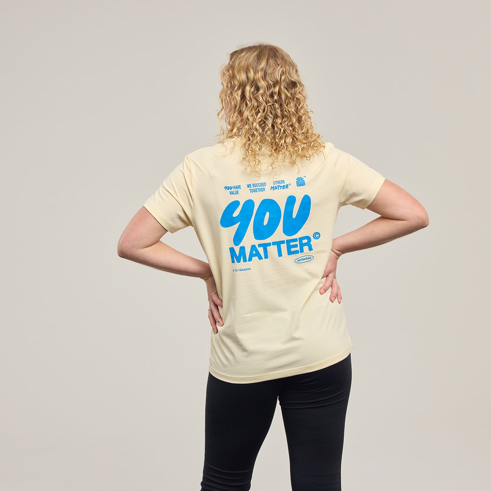 YOU MATTER WOMEN'S TEE - GRID DESIGN