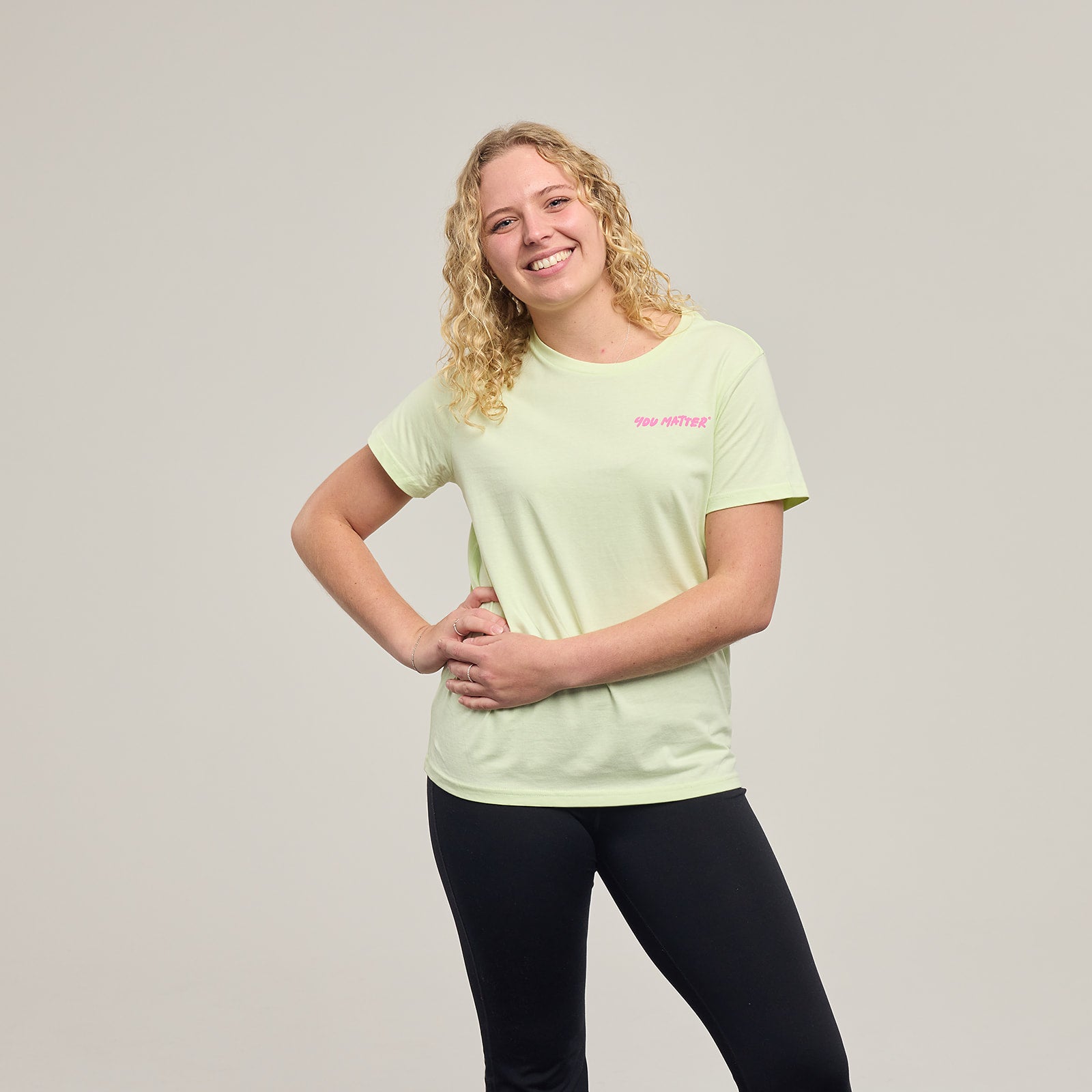 YOU MATTER WOMEN'S TEE - GRID DESIGN