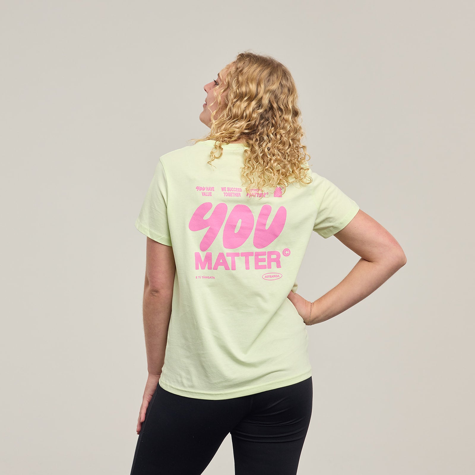 YOU MATTER WOMEN'S TEE - GRID DESIGN