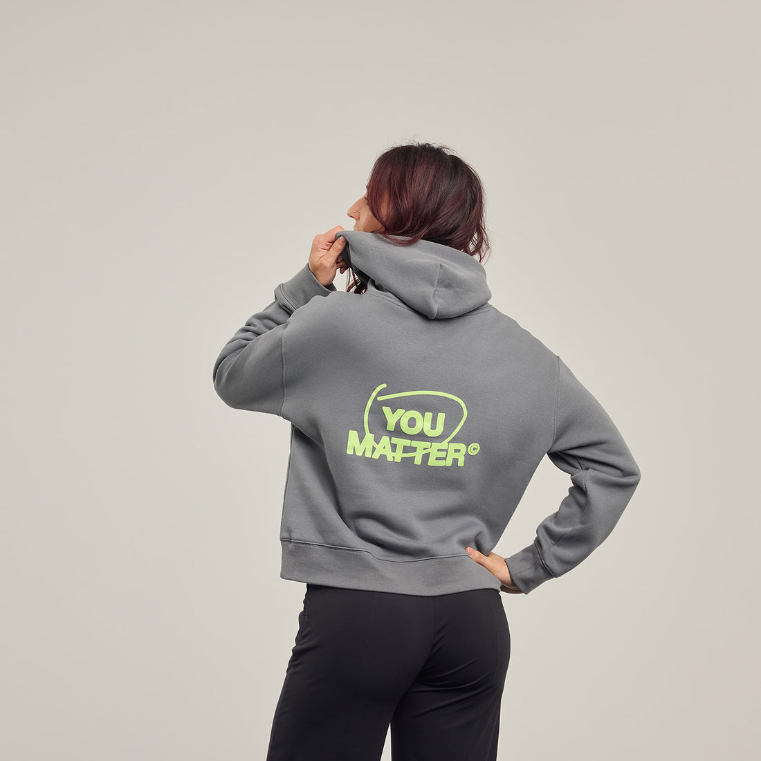 YOU MATTER WOMEN'S RELAXED HOODIE - CIRCLE DESIGN