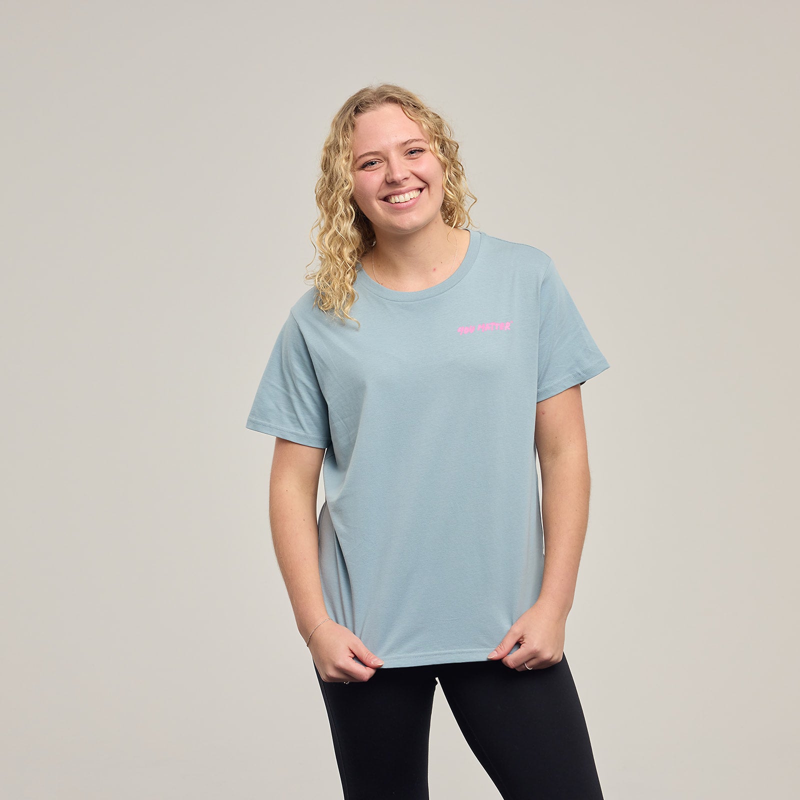 YOU MATTER WOMEN'S TEE - GRID DESIGN