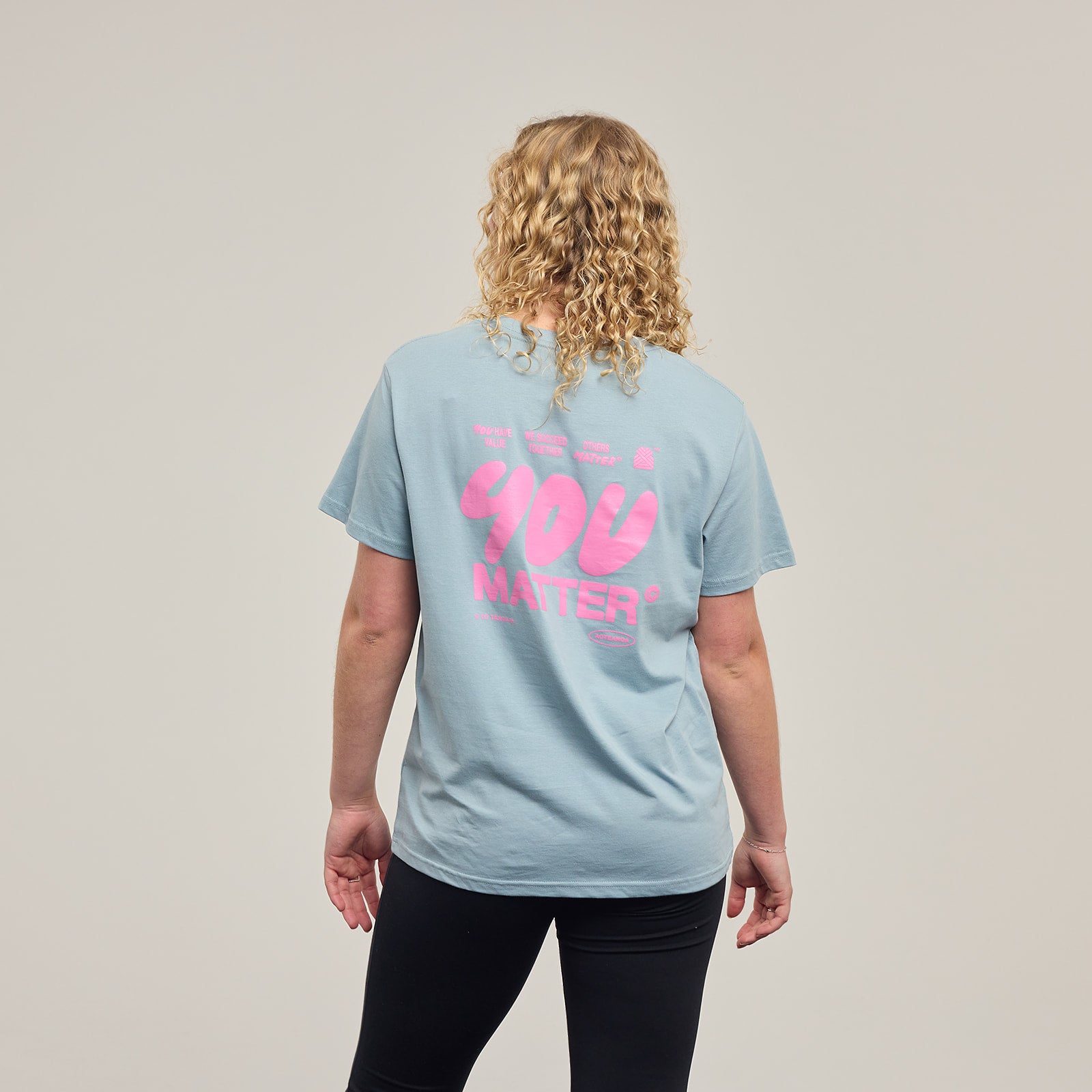 YOU MATTER WOMEN'S TEE - GRID DESIGN