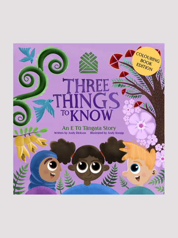 COLOURING BOOK - THREE THINGS TO KNOW