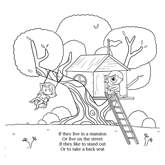 COLOURING BOOK - THREE THINGS TO KNOW