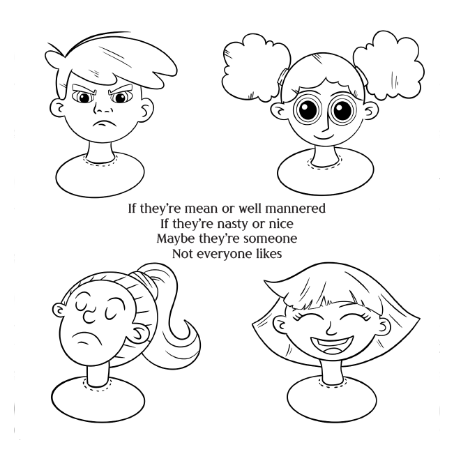 COLOURING BOOK - THREE THINGS TO KNOW