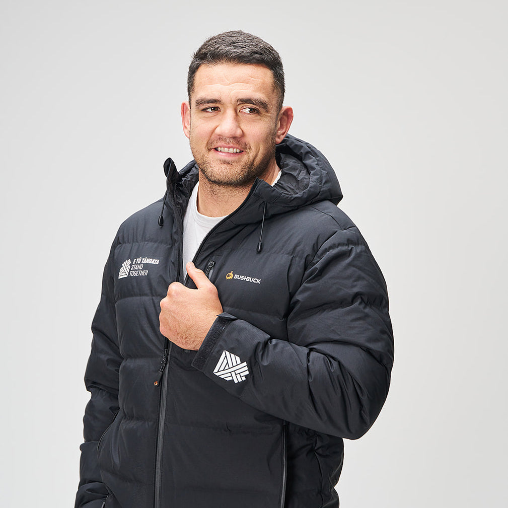 E Tū Tāngata Unisex Furnace Waterproof Puffer