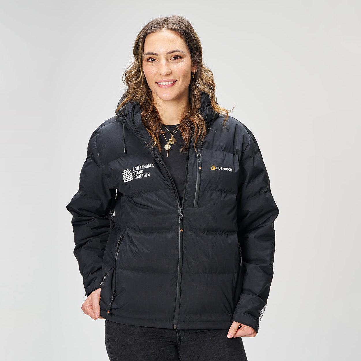 E Tū Tāngata Unisex Furnace Waterproof Puffer