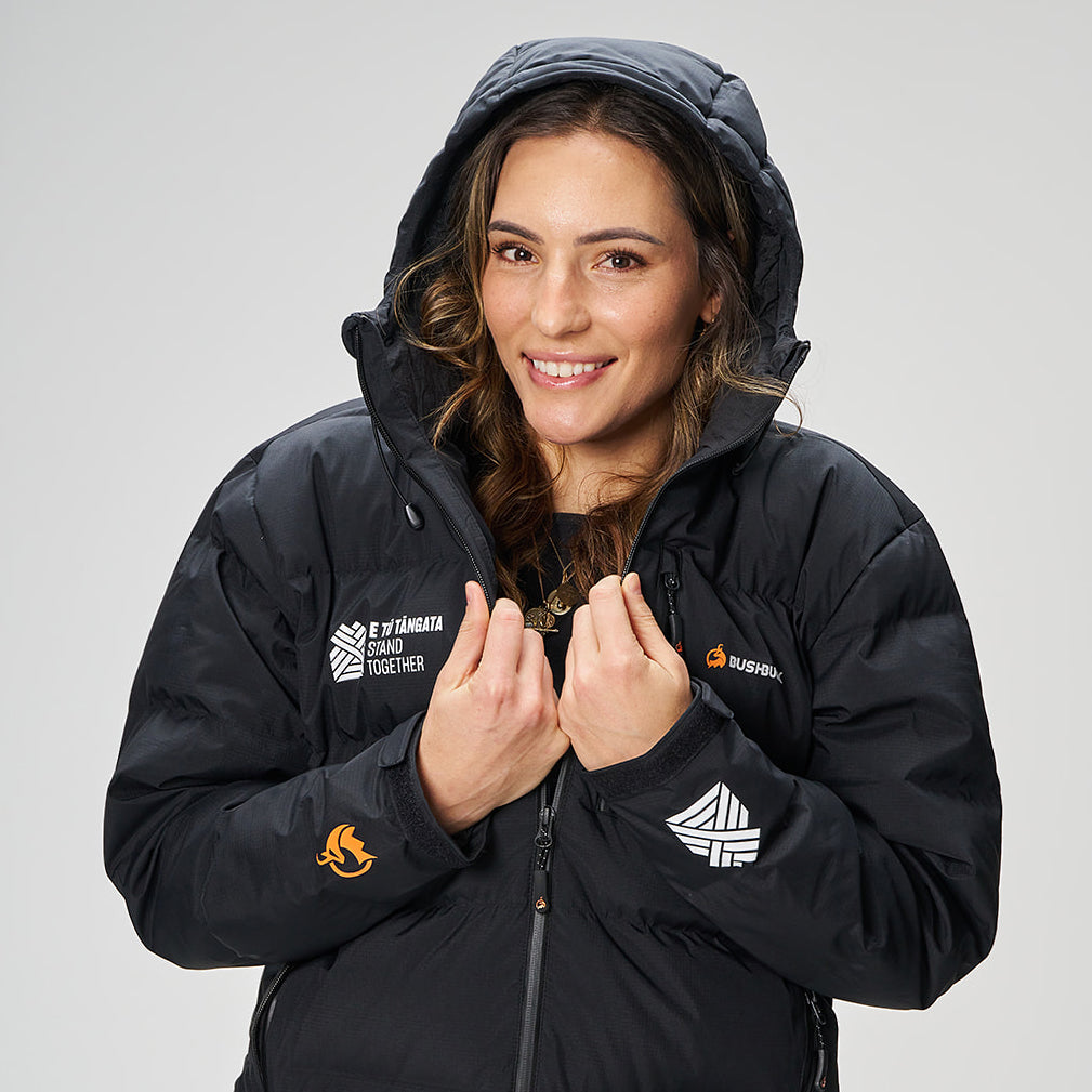 E Tū Tāngata Unisex Furnace Waterproof Puffer