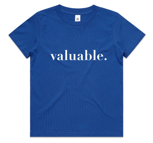 VALUABLE KID’S TEE