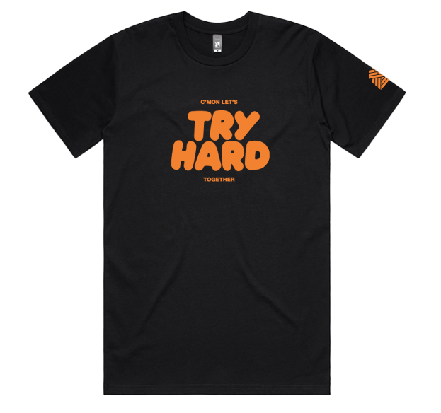 TRY HARD MEN'S TEE
