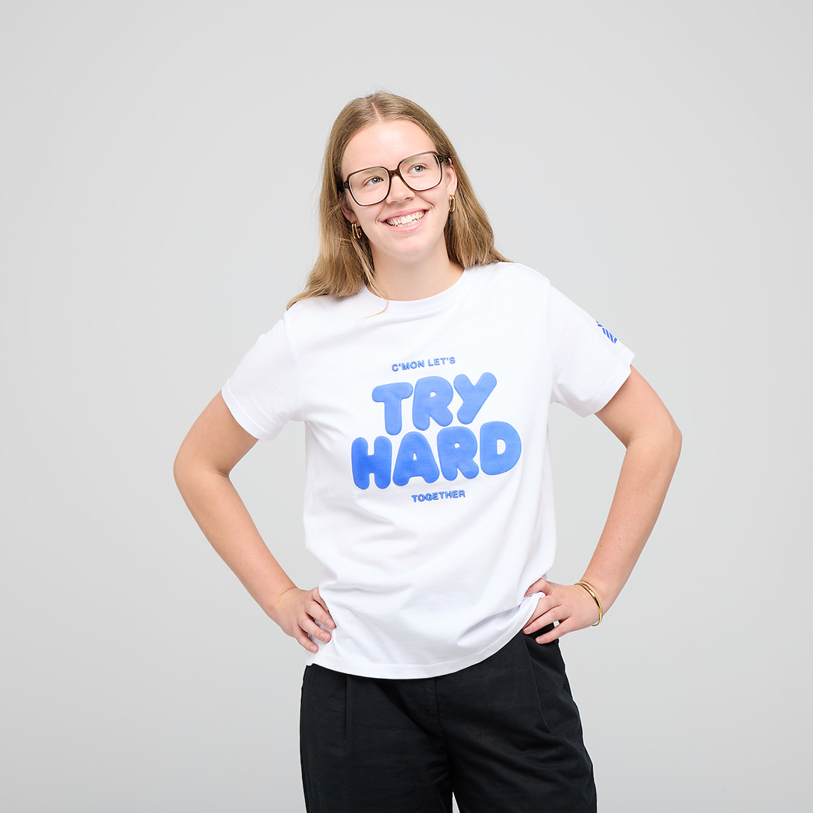 TRY HARD WOMEN'S TEE (OLD DESIGN) - CLEARANCE