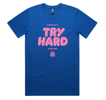 TRY HARD MEN'S TEE *NEW*