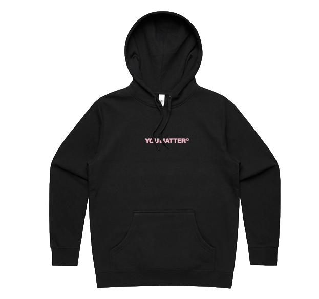 YOU MATTER SCATTER WOMENS LONG HOOD