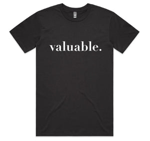 Open image in slideshow, VALUABLE. MEN’S TEE Clearance
