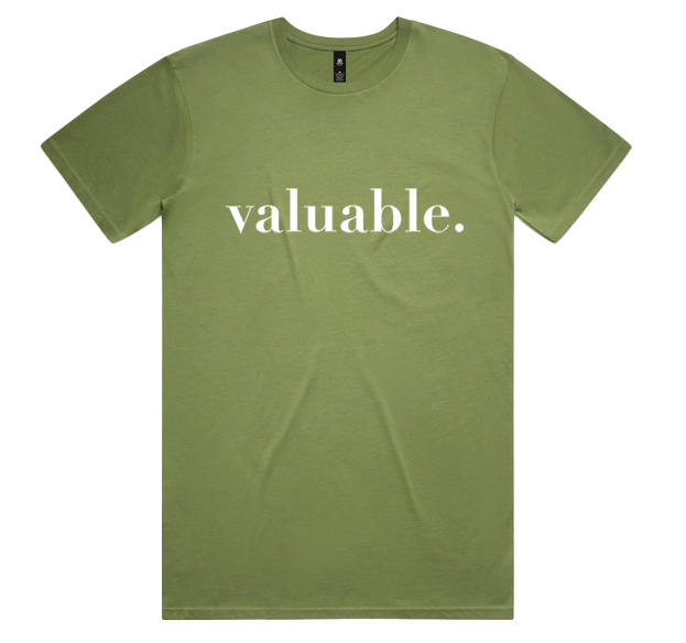 VALUABLE MEN’S TEE - CLEARANCE