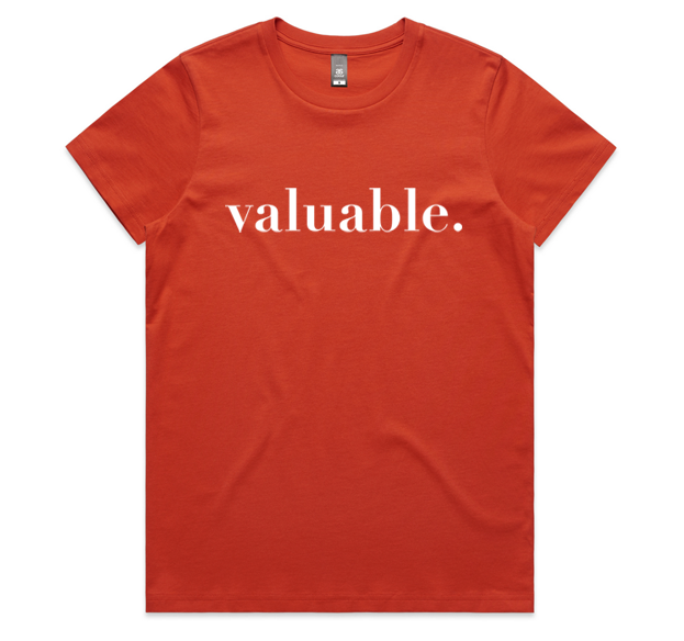 VALUABLE WOMEN’S TEE - CLEARANCE
