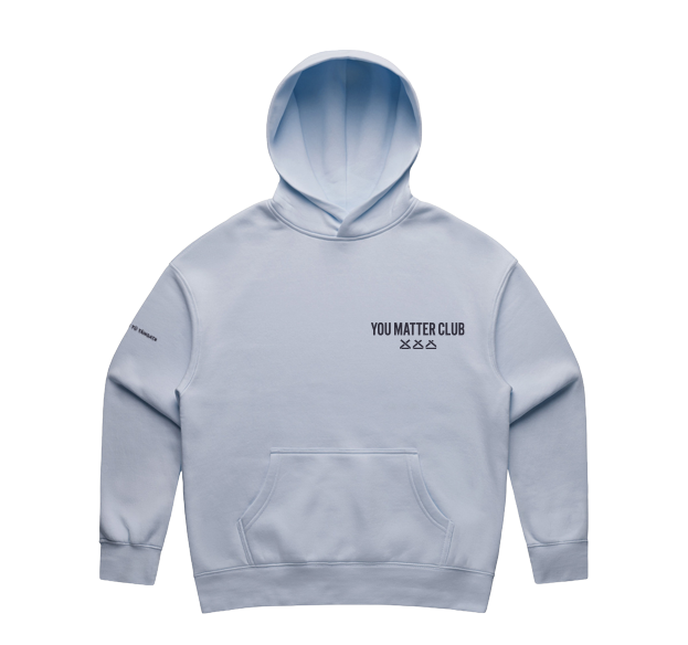 YOU MATTER CLUB WOMENS RELAXED HOOD