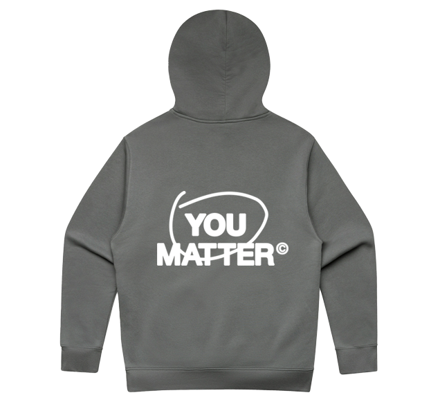 YOU MATTER MEN'S HOODIE - CIRCLE DESIGN