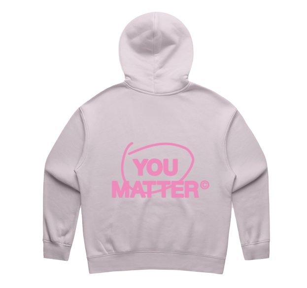 YOU MATTER WOMEN'S HOODIE - CIRCLE DESIGN