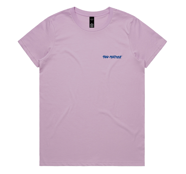 YOU MATTER WOMEN'S TEE - GRID DESIGN