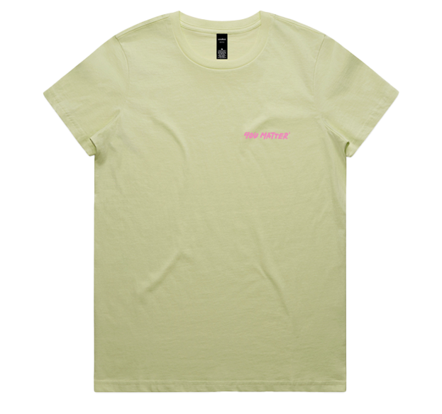 YOU MATTER WOMEN'S TEE - GRID DESIGN