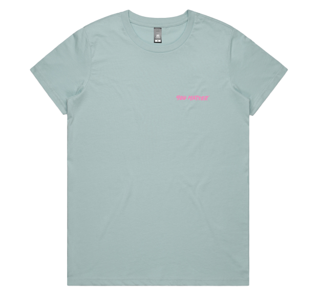 YOU MATTER WOMEN'S TEE - GRID DESIGN