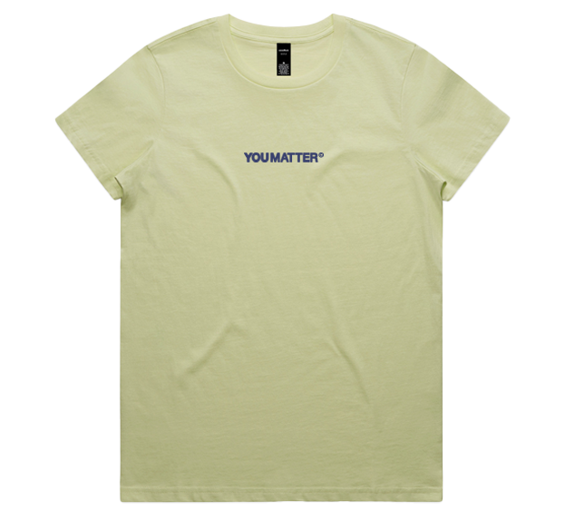 YOU MATTER WOMEN'S TEE - SCATTER DESIGN