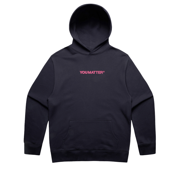 YOU MATTER MEN'S HOODIE - SCATTER DESIGN