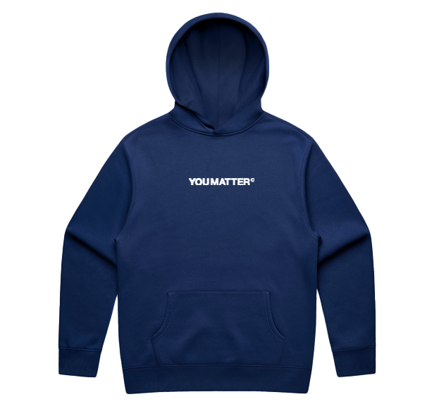 YOU MATTER MEN'S HOODIE - SCATTER DESIGN