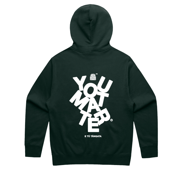 YOU MATTER MEN'S RELAXED HOODIE - SCATTER DESIGN