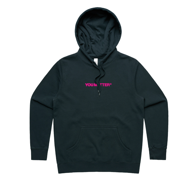 YOU MATTER SCATTER WOMENS LONG HOOD