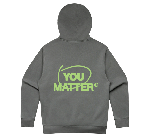 YOU MATTER MEN'S HOODIE - CIRCLE DESIGN