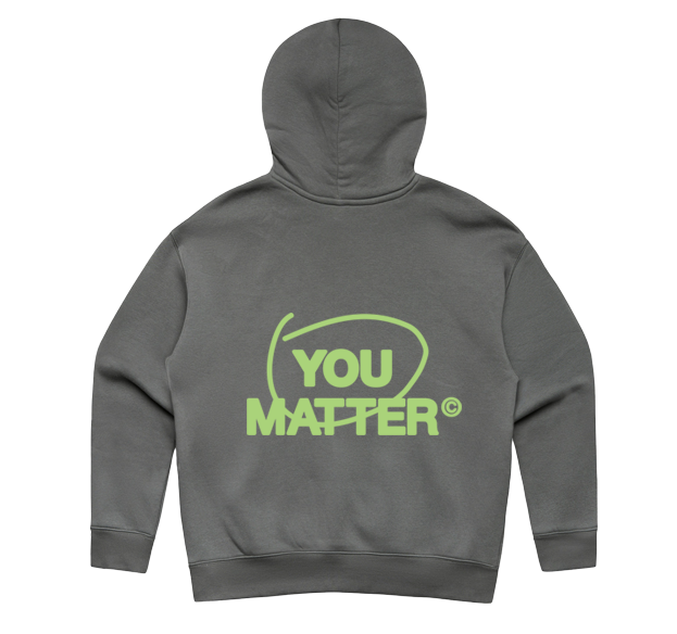 YOU MATTER WOMEN'S HOODIE - CIRCLE DESIGN