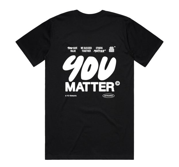 YOU MATTER MEN'S TEE - GRID DESIGN