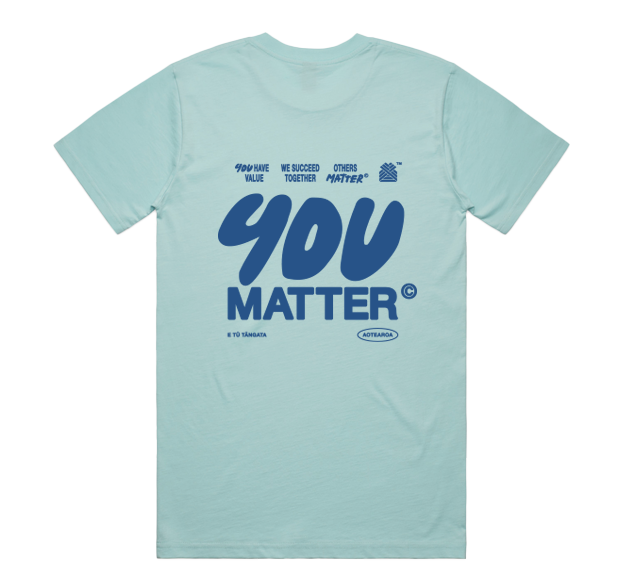 YOU MATTER MEN'S TEE - GRID DESIGN