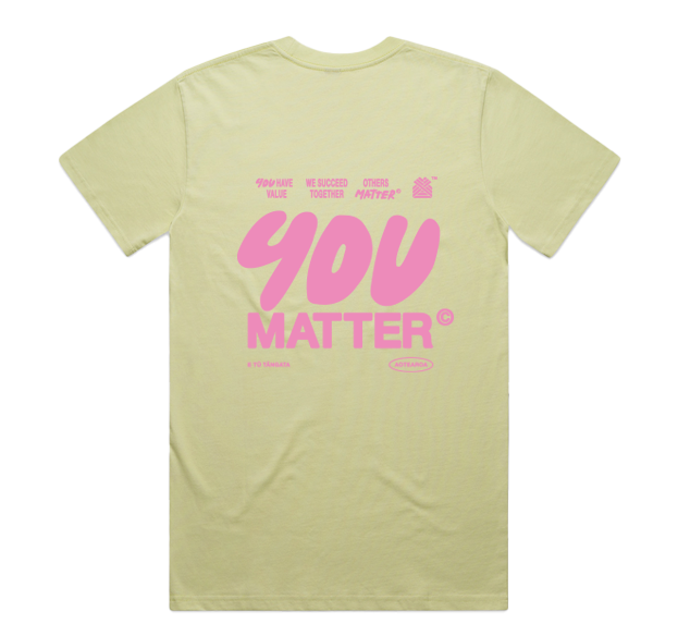 YOU MATTER MEN'S TEE - GRID DESIGN