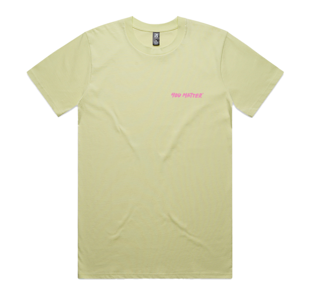 YOU MATTER MEN'S TEE - GRID DESIGN
