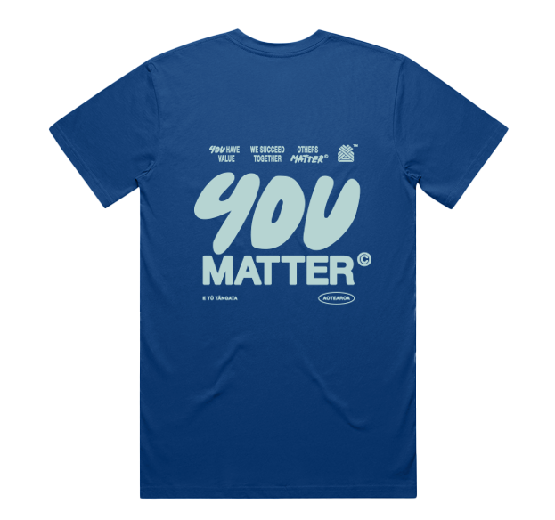 YOU MATTER MEN'S TEE - GRID DESIGN