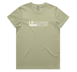 Open image in slideshow, SHIFT THE PERSPECTIVE WOMEN’S TEE Clearance
