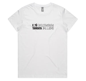 Open image in slideshow, SHIFT THE PERSPECTIVE WOMEN’S TEE Clearance
